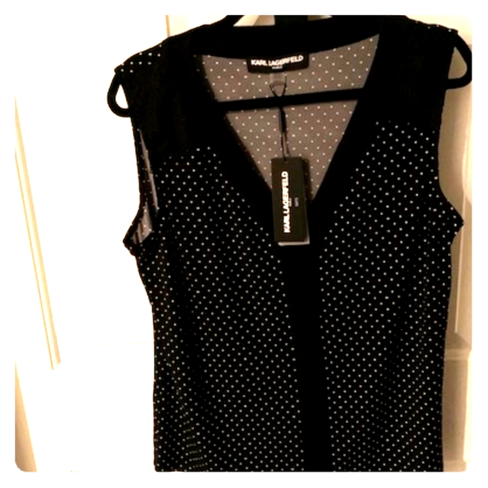 Karl Lagerfeld Sleeveless Blouse
